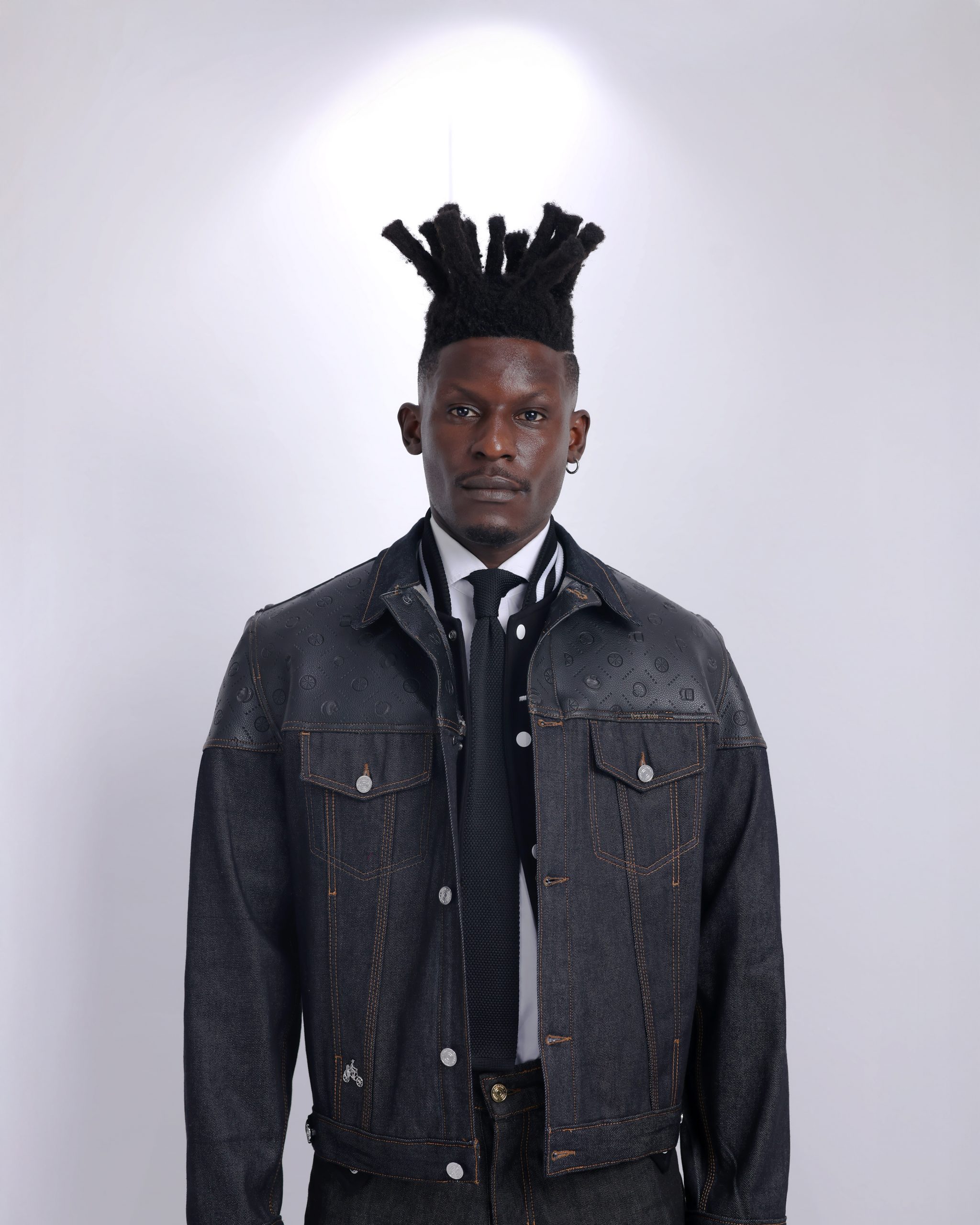 Shop Black Denim Jacket – DKJKT 02 | Deji&Kola