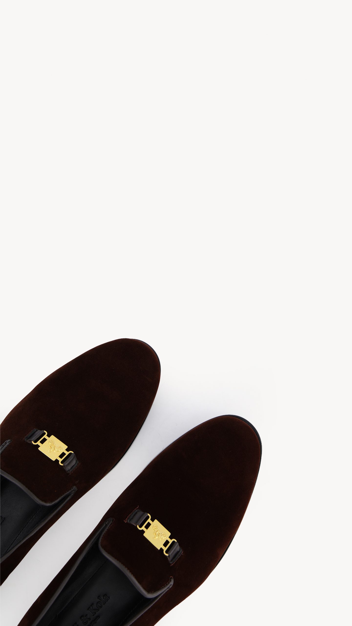 Buy Burgundy Velvet Shoe - DKLF 16 | Deji and Kola