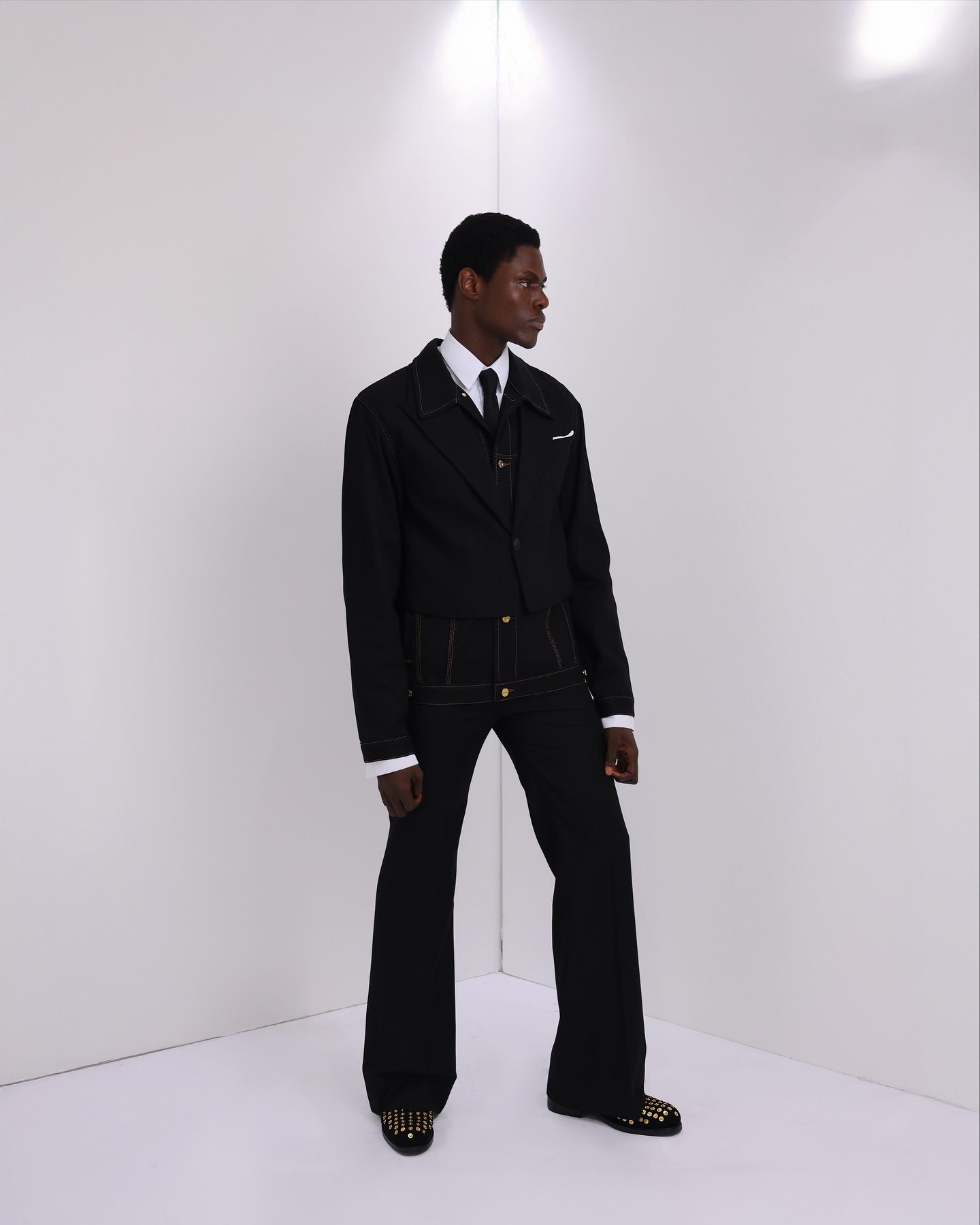 Shop Black Denim Jacket – UC3-LK 1 | Deji & Kola