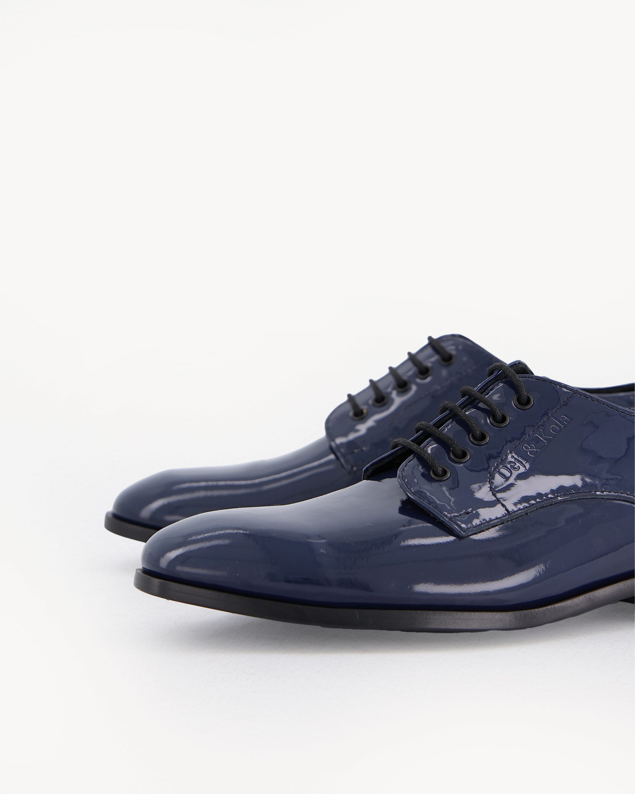 Shop Men’s Navy blue Derby Shoes – Lace Up Shoe | Deji & Kola