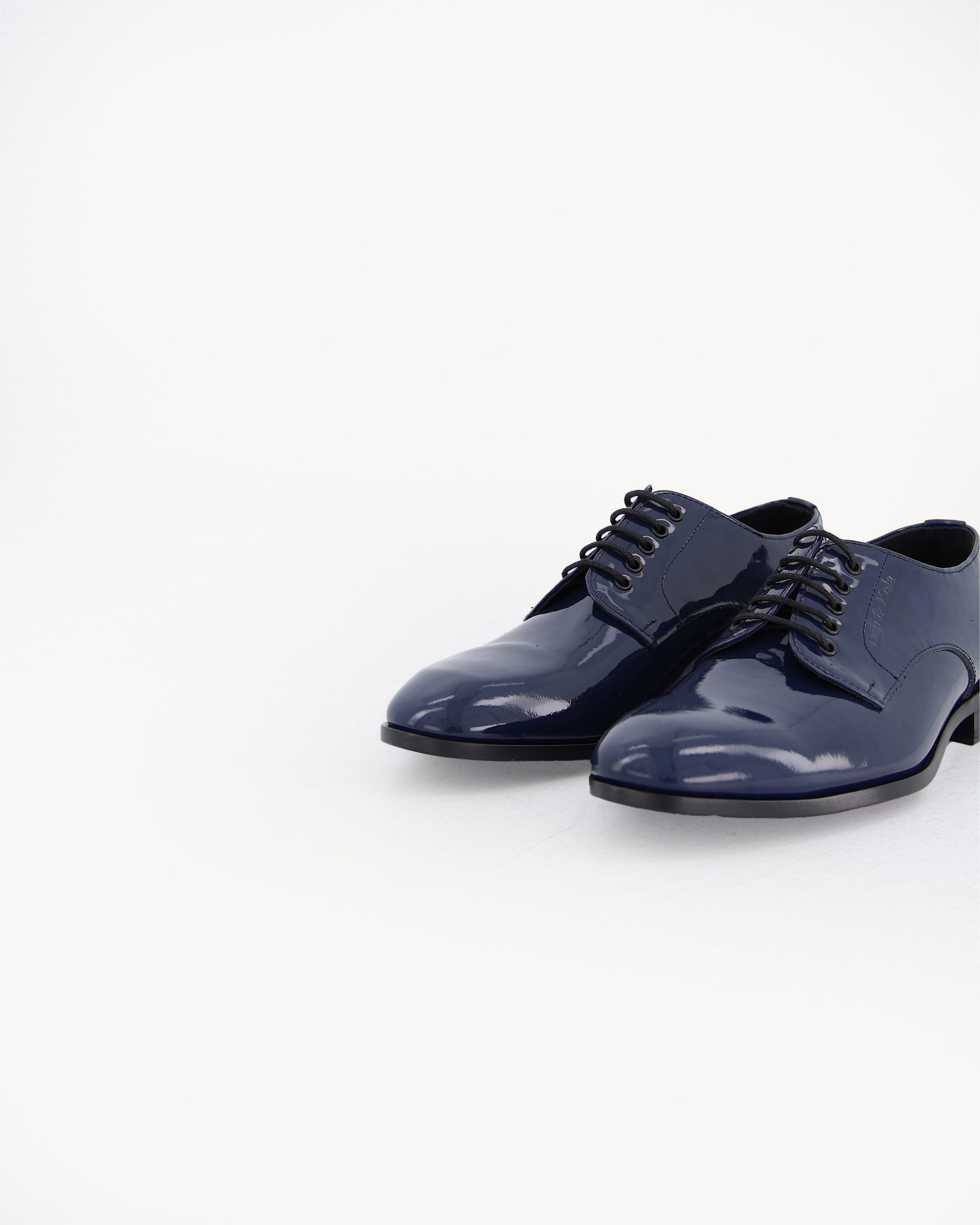 Shop Men’s Navy blue Derby Shoes – Lace Up Shoe | Deji & Kola