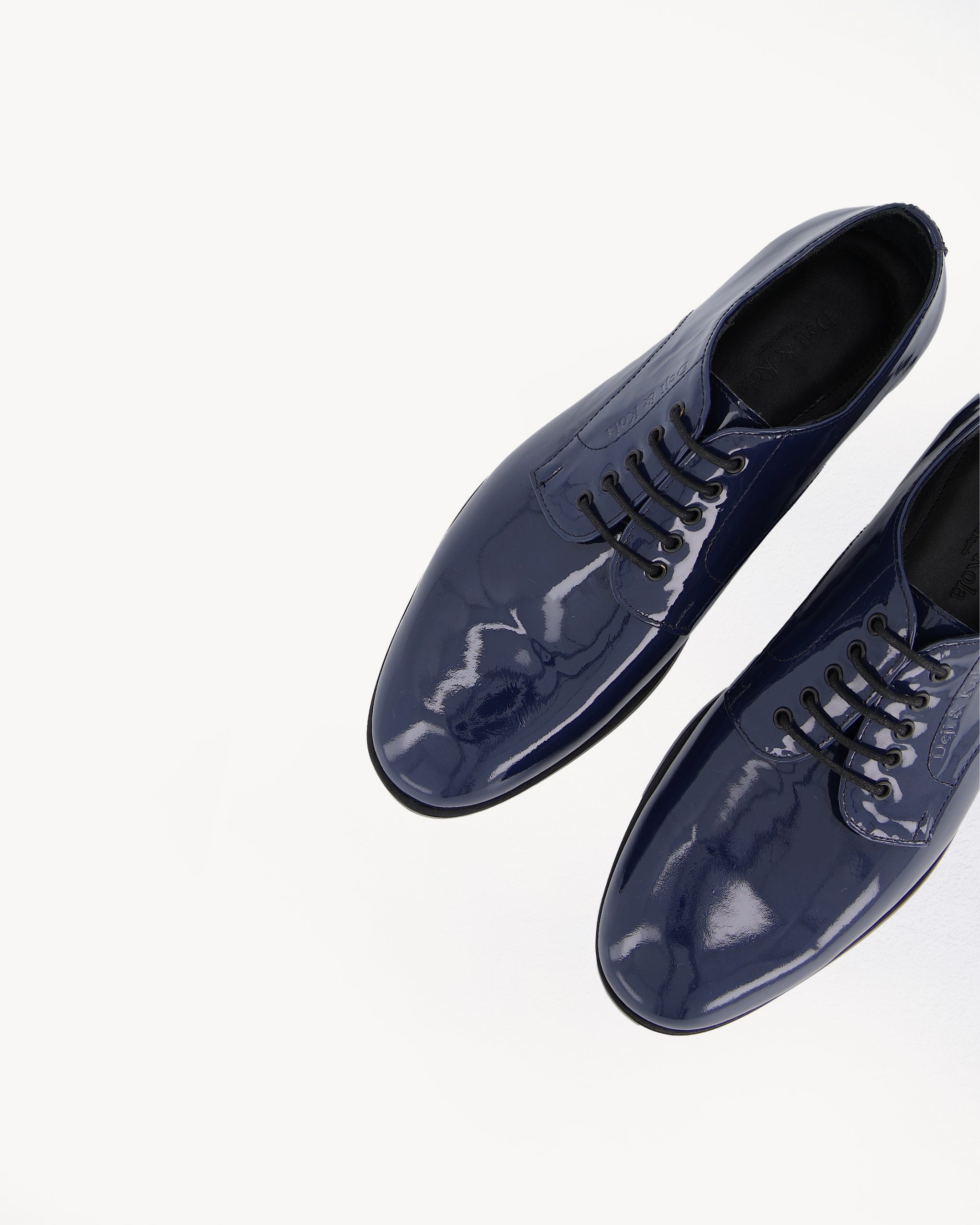 Shop Men’s Navy blue Derby Shoes – Lace Up Shoe | Deji & Kola