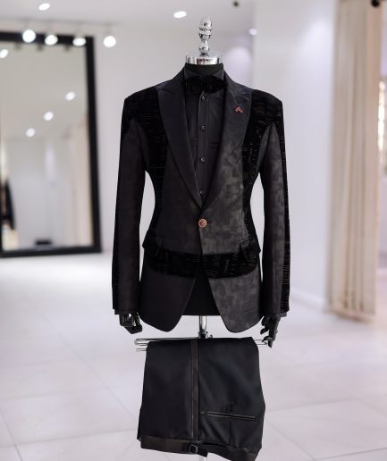 The “Wrap on Black” Suit 3