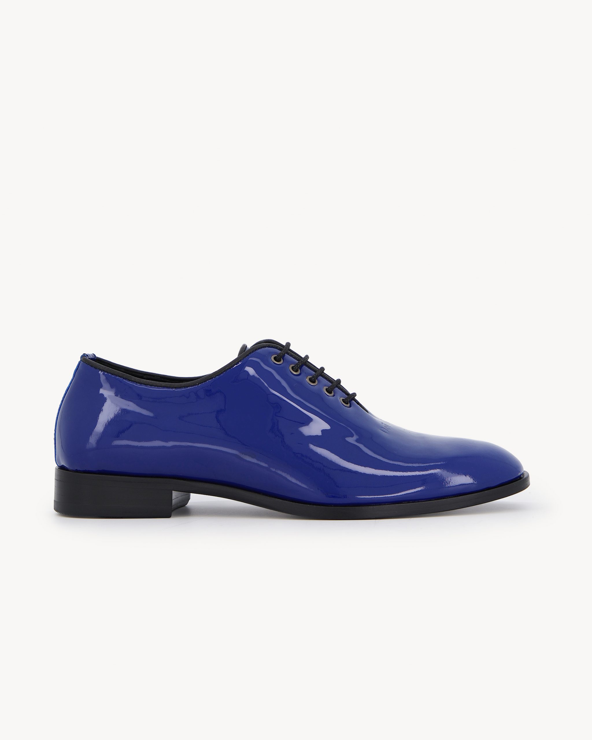 Shop Men’s Royal blue Derby Shoes – Lace Up Shoe | Deji & Kola