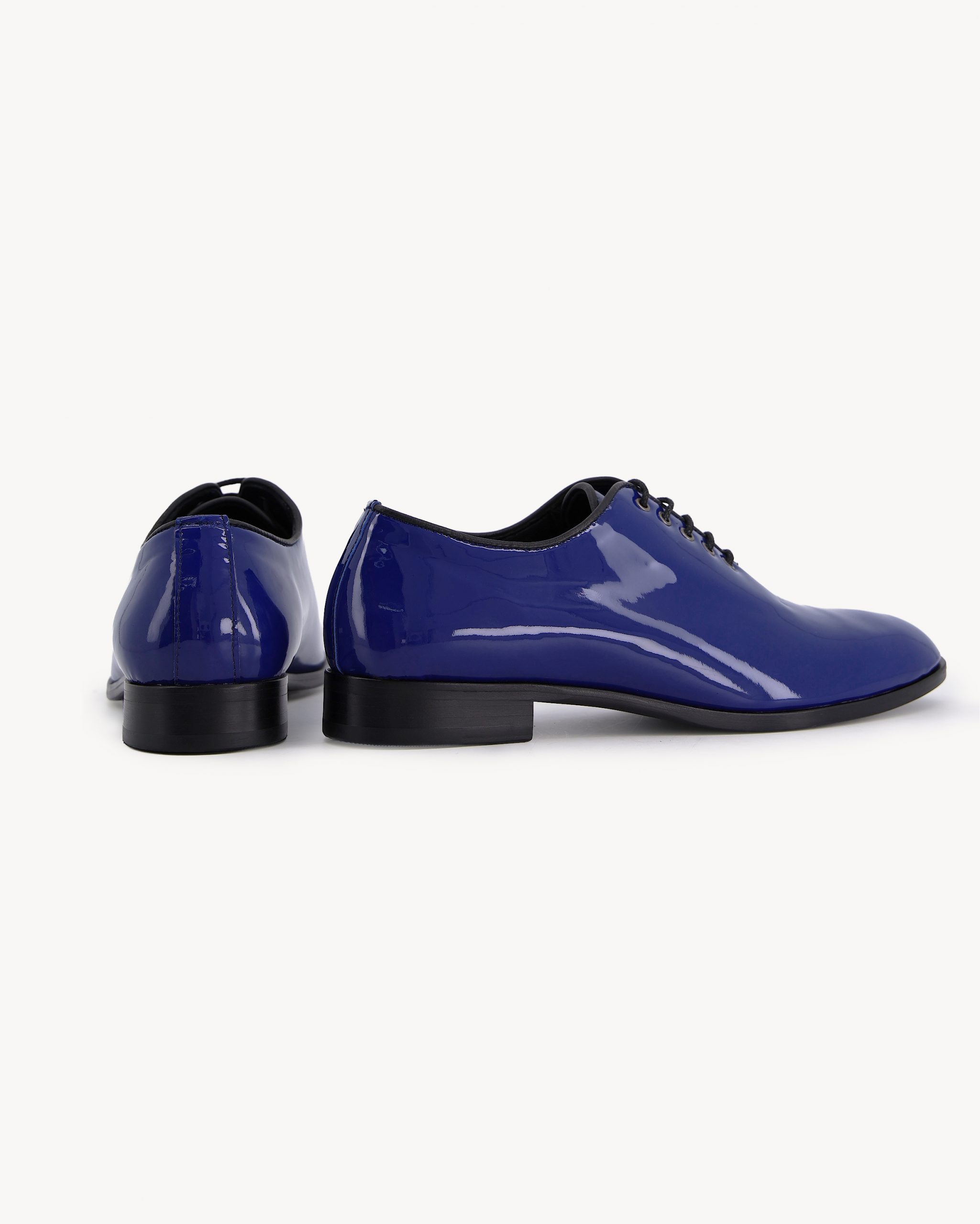 Shop Men’s Royal blue Derby Shoes – Lace Up Shoe | Deji & Kola