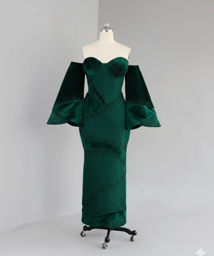 The "Bulanko" Aso-Oke Dress