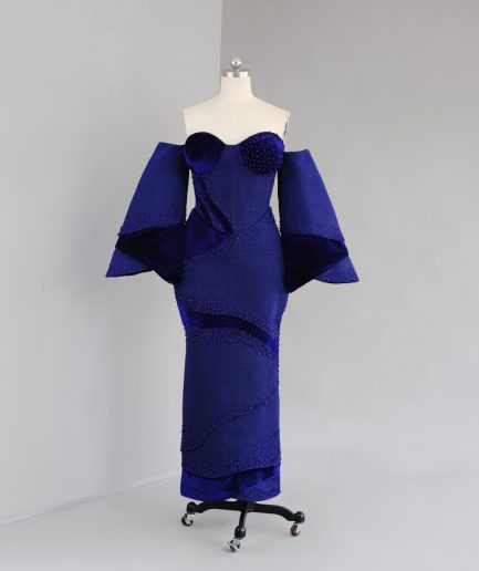 The "Bulanko" Aso-Oke Dress