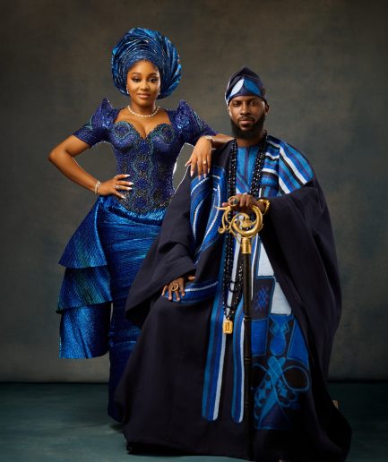 The “Regal Sapphire” Agbada.