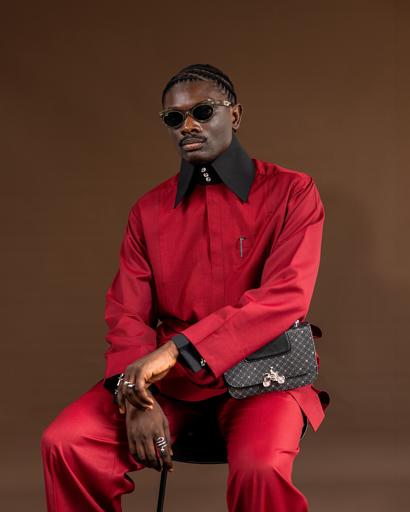 Buy BMITH TradX Crimson Red Stripe Xkaftan | Deji & Kola