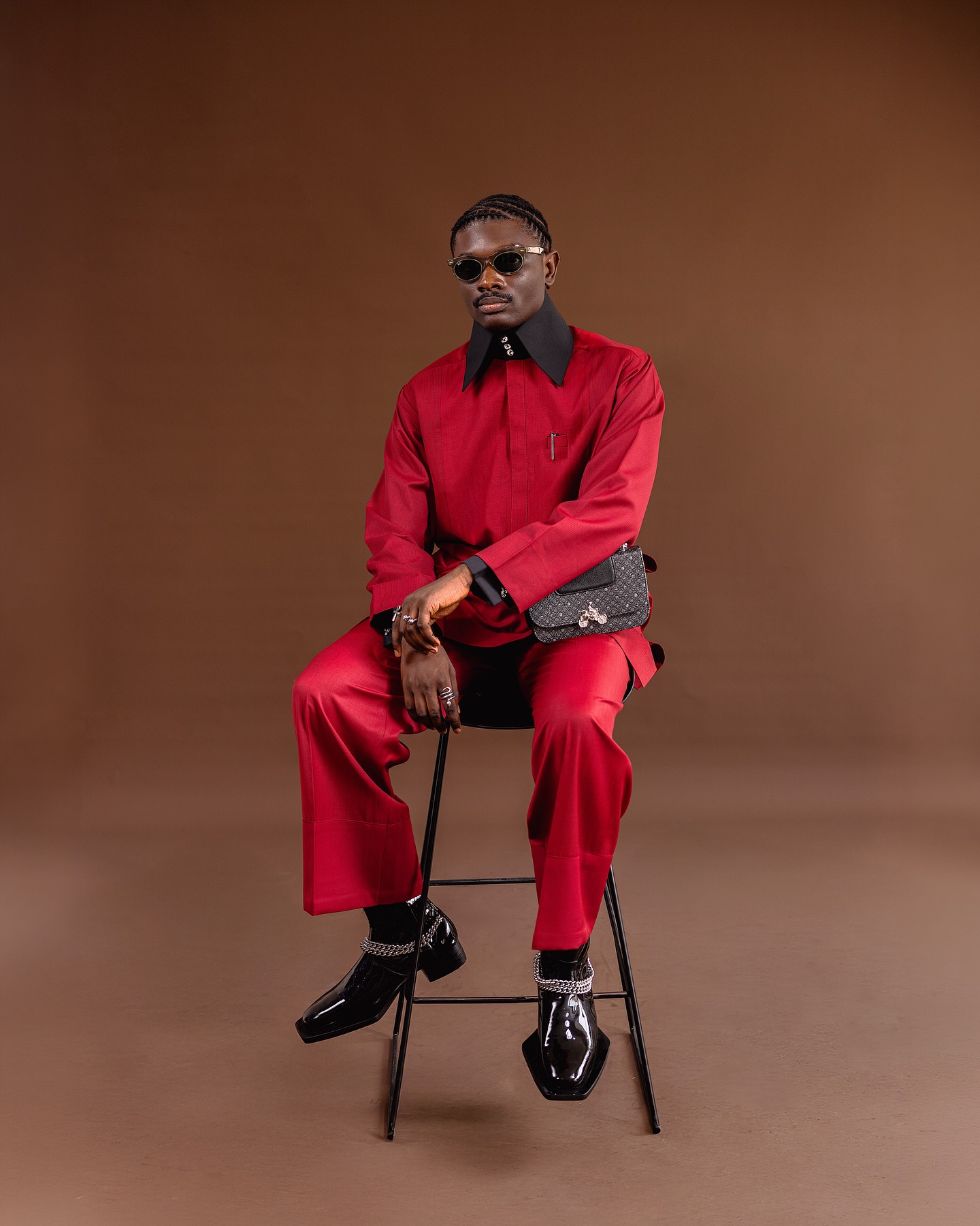 Buy BMITH TradX Crimson Red Stripe Xkaftan | Deji & Kola
