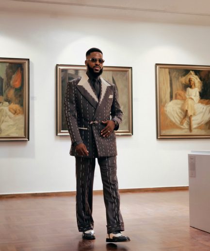 An Irish grey full canvas suit