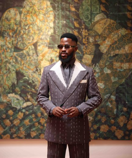 An Irish grey full canvas suit