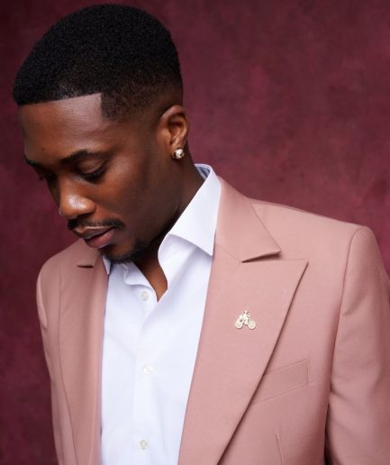 The Mauve Crest Suit