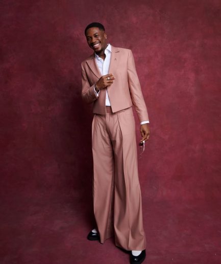 The Mauve Crest Suit