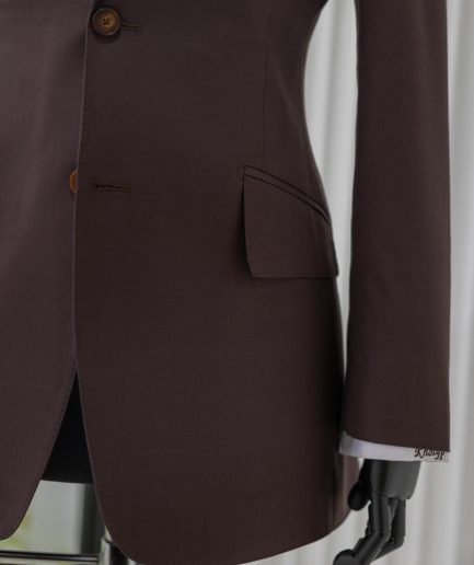The "DBS" 1 – Brown Business Suit with Notch Lapel