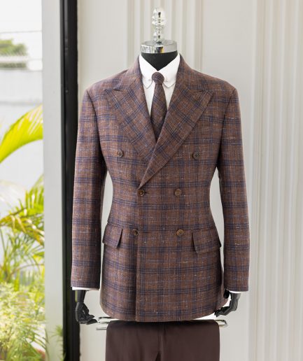 The "DBS" 2 – Brown Double-Breasted Check Suit