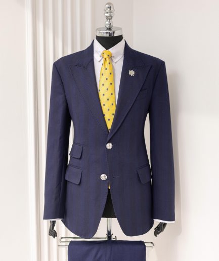 The "DBS" 3 – Navy Blue Business Suit