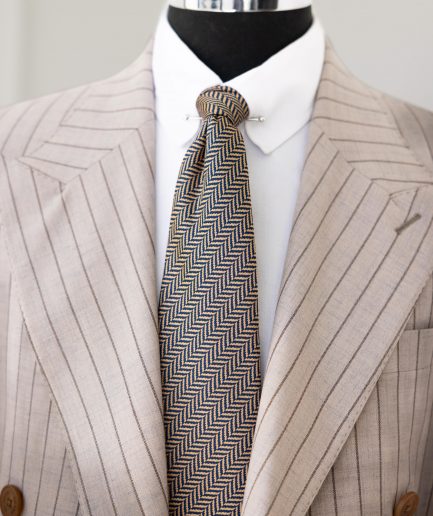 The "DBS" 4 – Light Brown Double-Breasted Business Suit