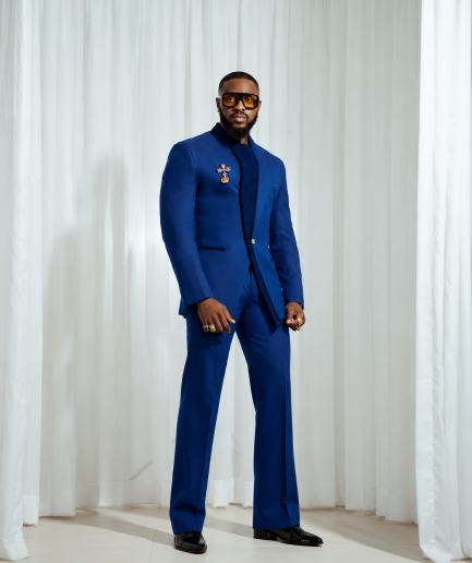 The "Blue Command" – Multi-Layer Patterned Suit