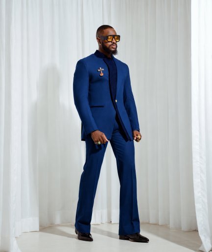 The "Blue Command" – Multi-Layer Patterned Suit