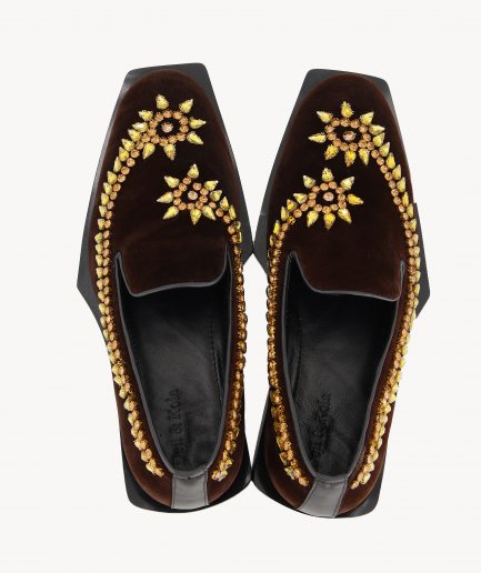 DKLF 36 – Brown Embellished Loafer