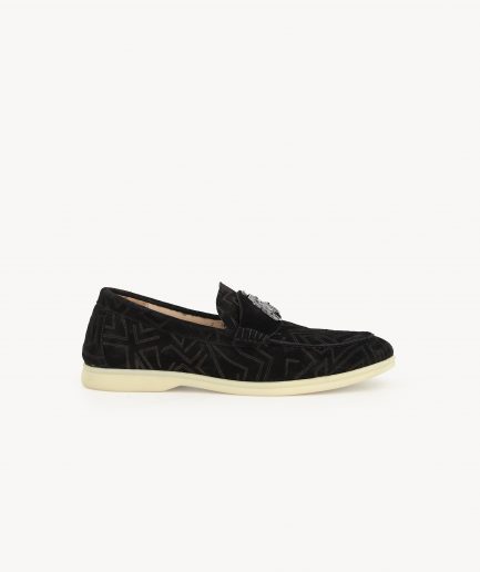 Buy Black Suede Loafer for Men | Deji & Kola