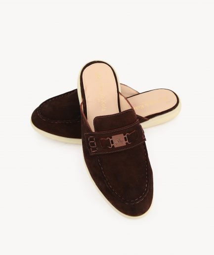 Scuro Dayboat 1 - Suede Loafer Mule