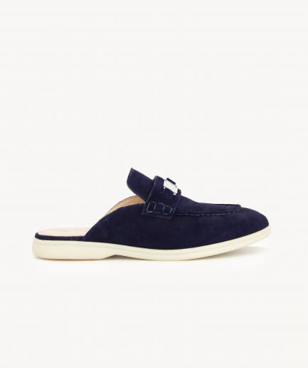 Marino Dayboat 1 - Suede Loafer Mule