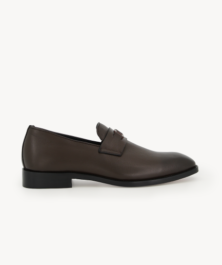 DKLF 38 – Dark Brown Leather Loafer