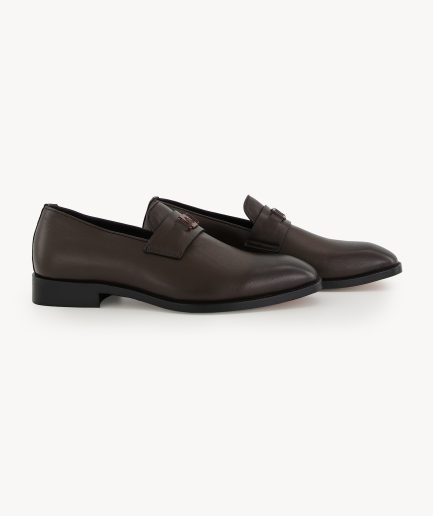 DKLF 38 – Dark Brown Leather Loafer