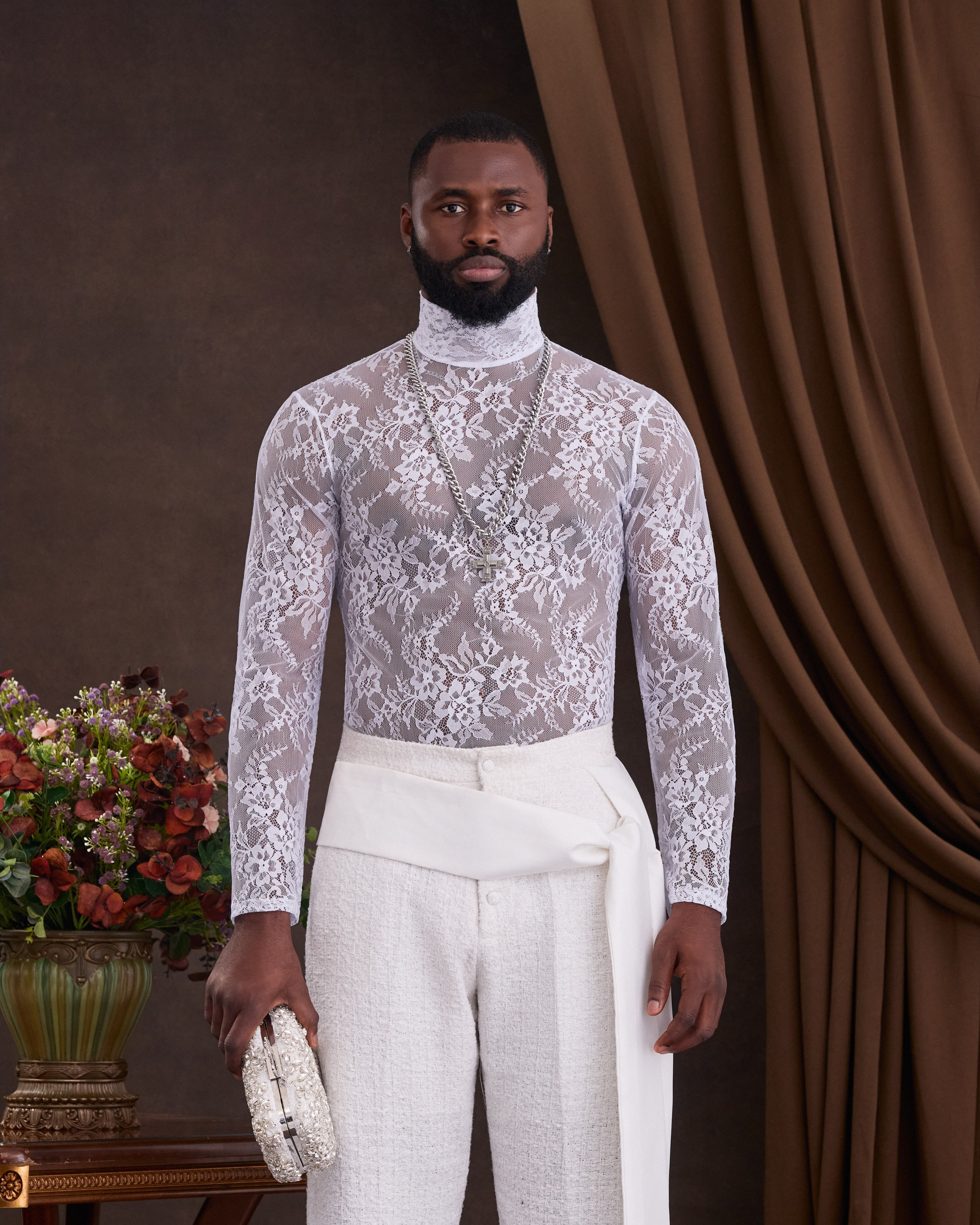 White Floral Lace Top White Floral Lace Top