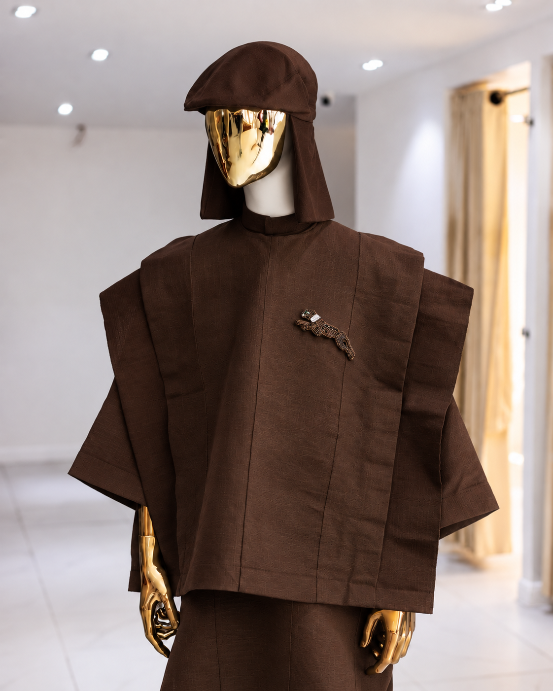Shop Dark Brown Layered Top Back African Closure - Deji & Kola Dark Brown African Closure.