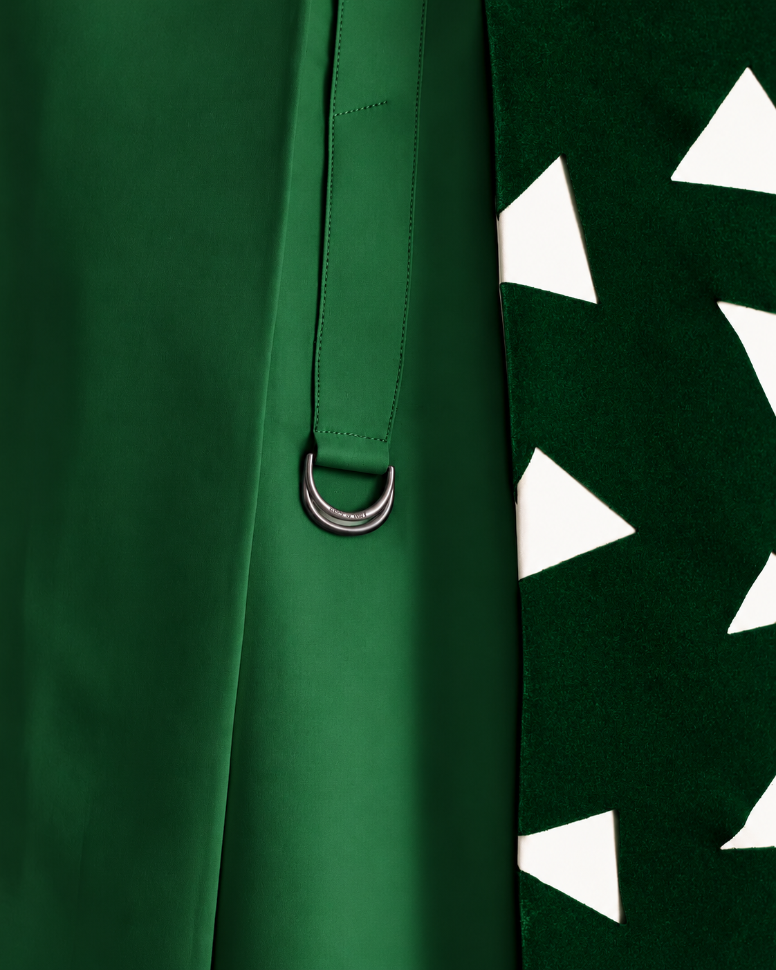 Shop Laser Cut Green Kimono - Deji & Kola Green Kimono