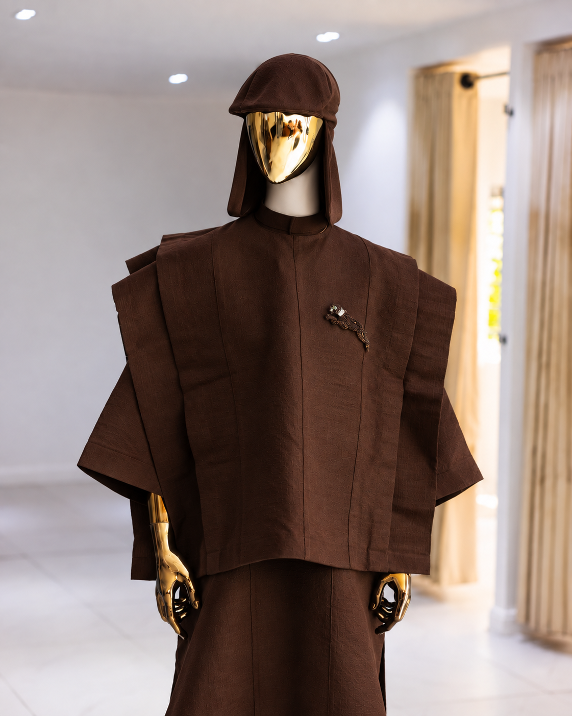 Shop Dark Brown Layered Top Back African Closure - Deji & Kola Dark Brown African Closure.