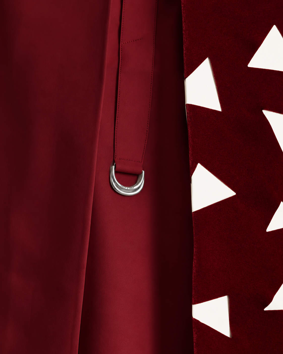 Shop Laser Cut Burgundy Kimono - Deji & Kola Burgundy Kimono