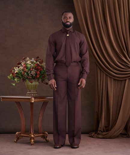 Umber brown shirt
